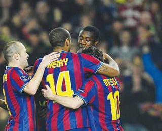 برشلونة وبوردو يكملان عقد المتأهلين في دوري ابطال اوروبا