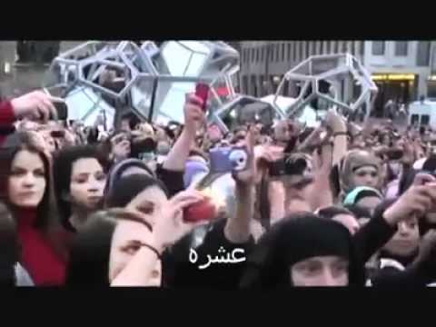 بالفيديو..شيخ يقف فى وسط المانيا ويقول "من يريد اعتناق الاسلام"