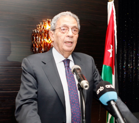 موسى يشيد بنجاحات الأردن ويدعو الى نظام اقليمي عربي جديد موسى يشيد بنجاحات الأردن ويدعو الى نظام اقليمي عربي جديد