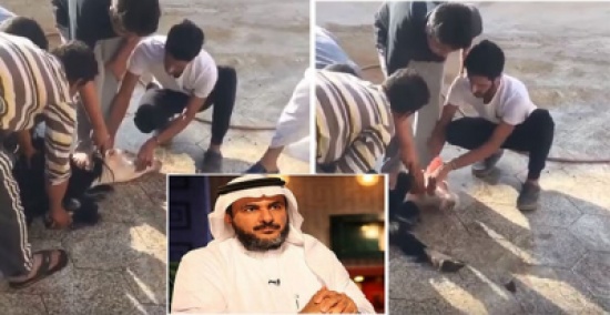 أول تعليق من طارق الحبيب حول مقطع تعذيب ابنه للأضحية عند ذبحها – فيديو