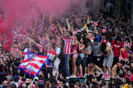 احتفالات أتلتيكو في شوارع مدريد (صور)