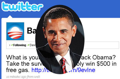 شاب فرنسي اخترق صفحة اوباما على تويتر يقول: "انا قرصان لطيف"