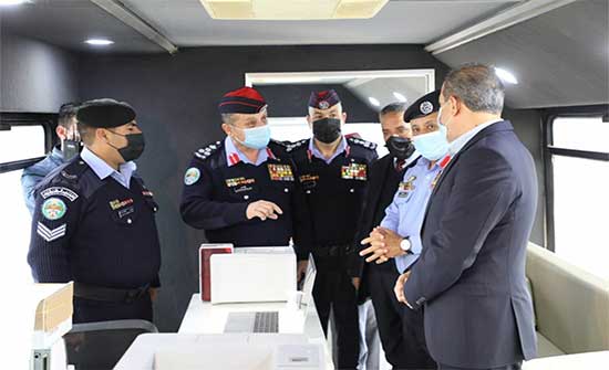 افتتاح محطة ترخيص على الطريق الصحراوي في الحسينية