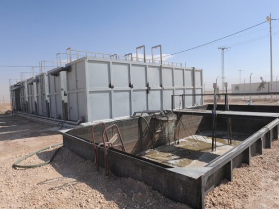 بناء محطة مياه الصرف الصحي في مخيم مريجب الفهود - صور