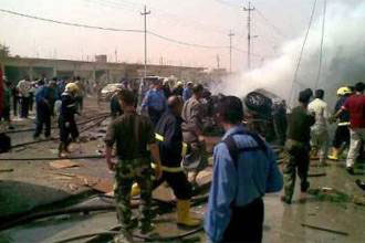 6 قتلى و55 مصاباً في انفجارين بكربلاء جنوب العراق