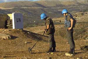  توعية اممية بمخاطر الألغام الأرضية المضادة للأفراد 