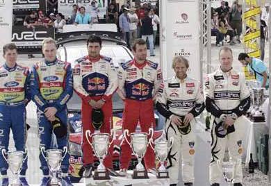 لوب بطل رالي الاردن ويواصل صدارة بطولة العالم