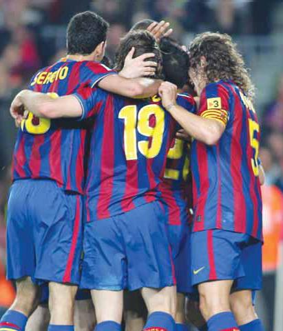 برشلونة بالصدارة الاسبانية مؤقتا وبانتظار قرار الريال