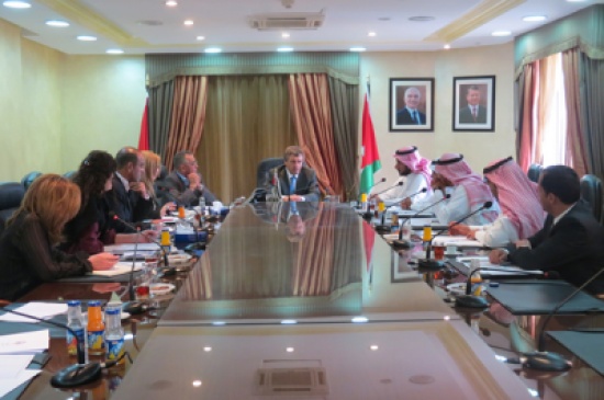 وفد سعودي يزور وزارة العمل والقطامين يلتقي به وفد سعودي يزور وزارة العمل والقطامين يلتقي به