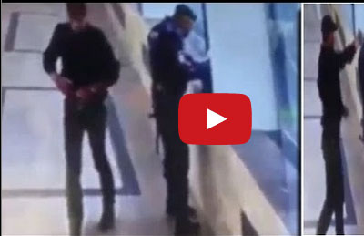 يطلق النار على شرطي طلب تفتيش حقيبته