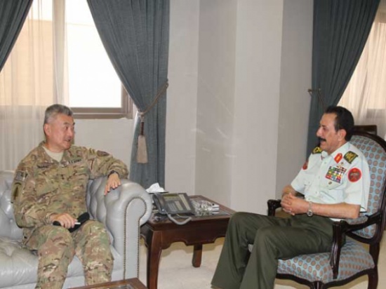 الزبن يستقبل قائد العمليات الخاصة في القيادة المركزية الأمريكية