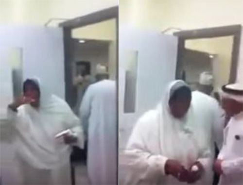 شاهد: رَدّة فِعل حاجّة مصرية بعد منحها علاجاً مجانياً