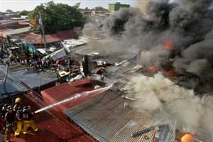 اصابة 28 اميركيا في حريق بمنطقة الحي الصيني بنيويورك  