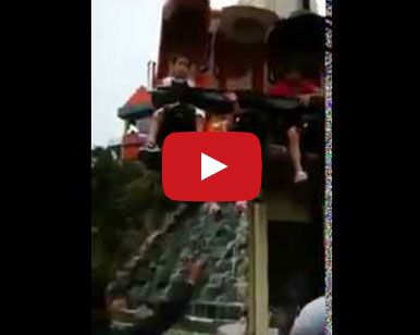 بكاء طفل لا يحول دون رباطة جأشه