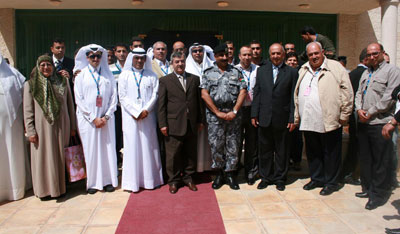 المشاركون بلقاء شباب العواصم يزورون الدرك