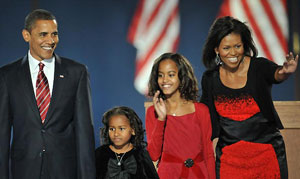دخل أوباما وزوجته يتعدى بوش بـ 5 أضعاف