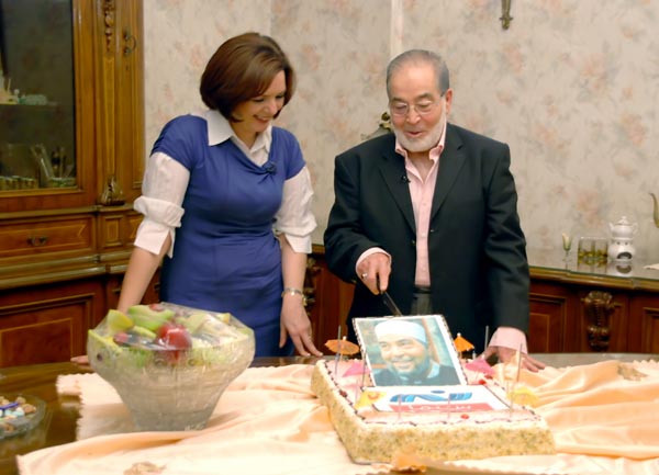 بالصور حسن يوسف نجم اليوم على شاشة نايل سينما 