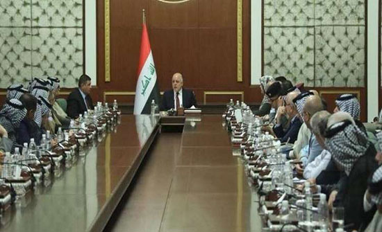 عقب المظاهرات.. العبادي يبحث واقع الخدمات مع وفدين من المثنى