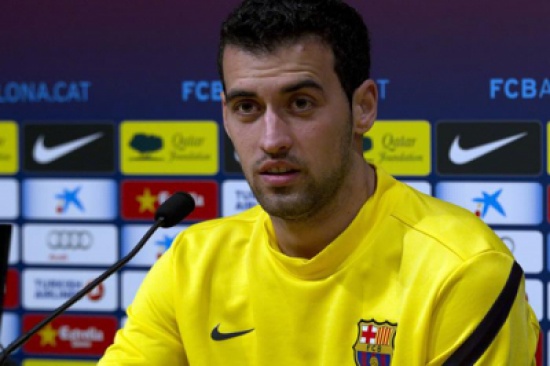بوسكيتس يعترف بأن برشلونة يفتقد فيلانوفا ويعد بإهدائه التأهل الى ربع نهائي دوري الأبطال بوسكيتس يعترف بأن برشلونة يفتقد فيلانوفا ويعد بإهدائه التأهل الى ربع نهائي دوري الأبطال