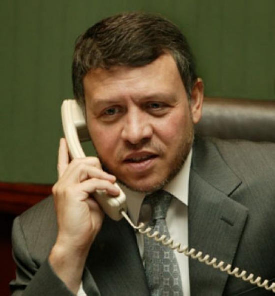 الملك يجري اتصالا هاتفيا مع الرئيس الاميركي