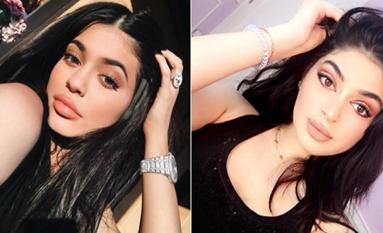 صور| شقيقتان نسخة طبق الأصل من كيم كارداشيان وكايلي جينر!