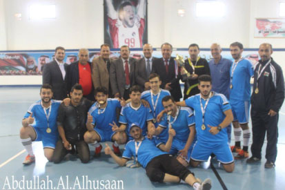 فريق كلية معان بطلا لكليات الجنوب في بطولة القائد لكرة القدم