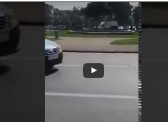 محاولة سرقة لص هاتف محمول من يد صاحبه