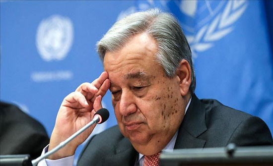 عقب مقتل سليماني.. "غوتيريش" يدعو لوقف التصعيد بالخليج عقب مقتل سليماني.. "غوتيريش" يدعو لوقف التصعيد بالخليج