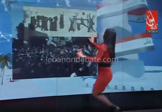 فيديو| مذيعة لبنانية تفقد الوعي على الهواء مباشرةً فيديو| مذيعة لبنانية تفقد الوعي على الهواء مباشرةً