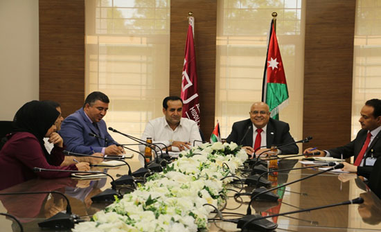 مدير عام هيئة شباب كلنا الأردن يزور جامعة الشرق الأوسط مدير عام هيئة شباب كلنا الأردن يزور جامعة الشرق الأوسط
