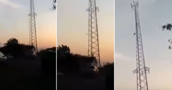 شاهد: سقوط مخيف لطفل من برج مرتفع كان صديقه يلتقط له صورة