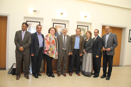 جامعة الأميرة سمية للتكنولوجيا تبحث سبل التعاون مع جامعة إنديانا الأمريكية