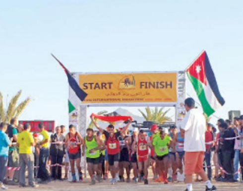 انطلاق فعاليات ماراثون رم الدولي الصحراوي الثالث انطلاق فعاليات ماراثون رم الدولي الصحراوي الثالث