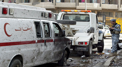 35 قتيلاً بتفجير إنتحاري بمجلس عزاء  في شمال العراق