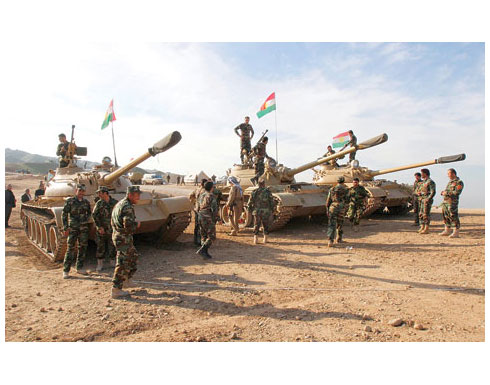 فريق عسكري بريطاني في اربيل لتدريب مقاتلي البشمركة