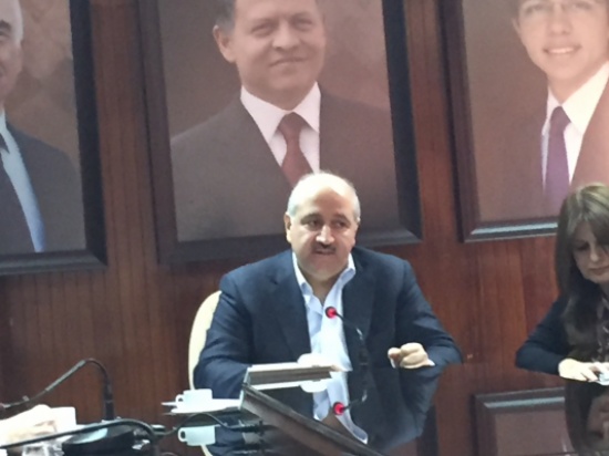 وزير المياه والري يلتقي وفدا اعلاميا المانيا يزور الاردن