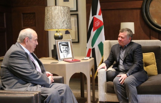 الملك يلتقي نائب الرئيس العراقي الدكتور إياد علاوي