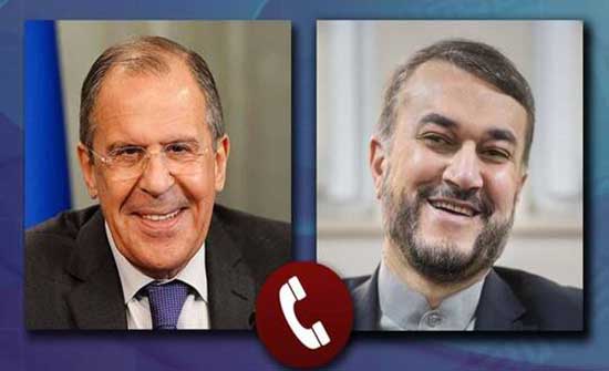 لافروف وعبد اللهيان يؤكدان تصميم روسيا وإيران على إحياء الاتفاق النووي لافروف وعبد اللهيان يؤكدان تصميم روسيا وإيران على إحياء الاتفاق النووي