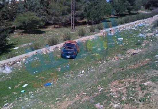 تدهور سيارة في عمان واصابة 5