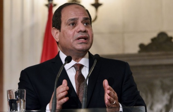 السيسي يلتقي لافروف السيسي يلتقي لافروف