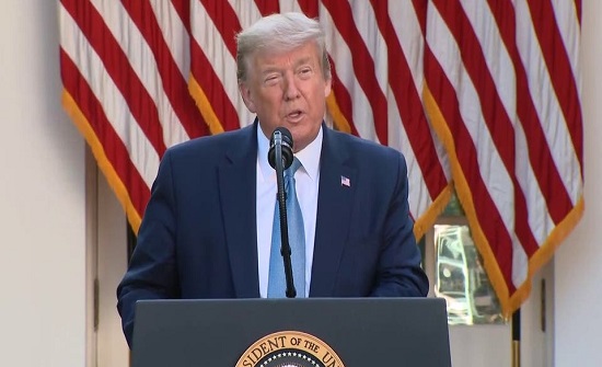 ترمب: ما نشاهده من موت ودمار كورونا أمر مروع