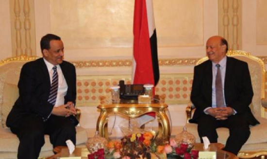 هادي يلتقي المبعوث الأممي .. وأنباء عن تقدم في مفاوضات مسقط هادي يلتقي المبعوث الأممي .. وأنباء عن تقدم في مفاوضات مسقط