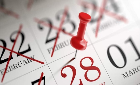 باستثناء السنة الكبيسة.. لهذا السبب شهر شباط 28 يومًا فقط باستثناء السنة الكبيسة.. لهذا السبب شهر شباط 28 يومًا فقط