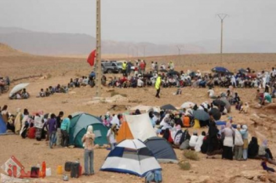 منظمة حقوقية : سكان مخيم " ليبرتي  " يعيشون ظروفا لا انسانية