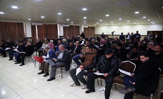 "المهندسين" تجري قرعة مشروع اراضي "الزيتونة 6/الدفيانة"