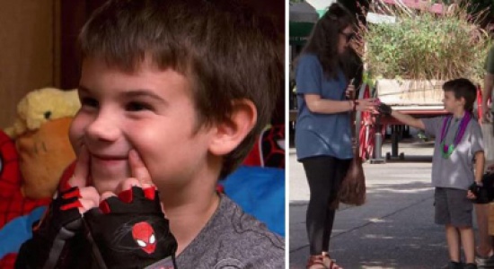 طفل يطلق حمله لجمع 33 ألف ابتسامة