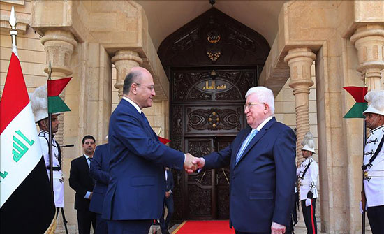 بالفيديو : العراق.. برهم صالح يتسلم رئاسة الجمهورية من سلفه فؤاد معصوم بالفيديو : العراق.. برهم صالح يتسلم رئاسة الجمهورية من سلفه فؤاد معصوم