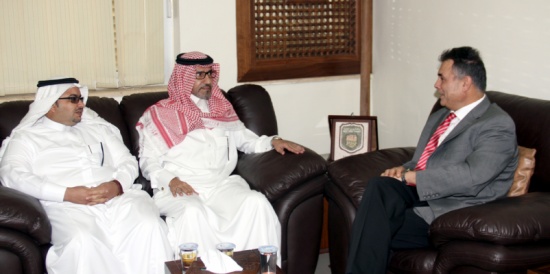 رئيس جامعة البلقاء التطبيقية يستقبل وفدا من السفارة السعودية