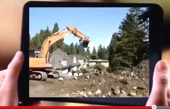 ماذا فعلت الحفارة بالعامل