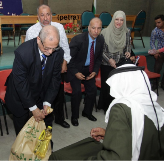 "البر والاحسان" تستهدف 500 اسرة و150 يتيما بالمزار الشمالي